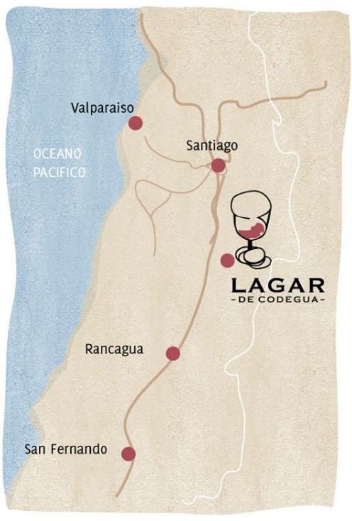 Mapa — Valle de Cachapoal, Chile